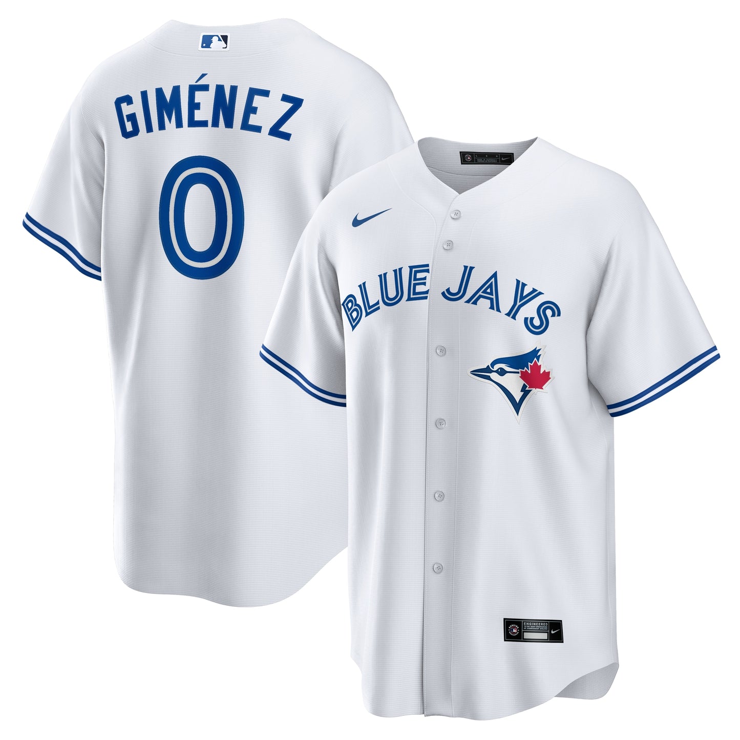 Men's Toronto Blue Jays Andres Gimenez White Home Jersey