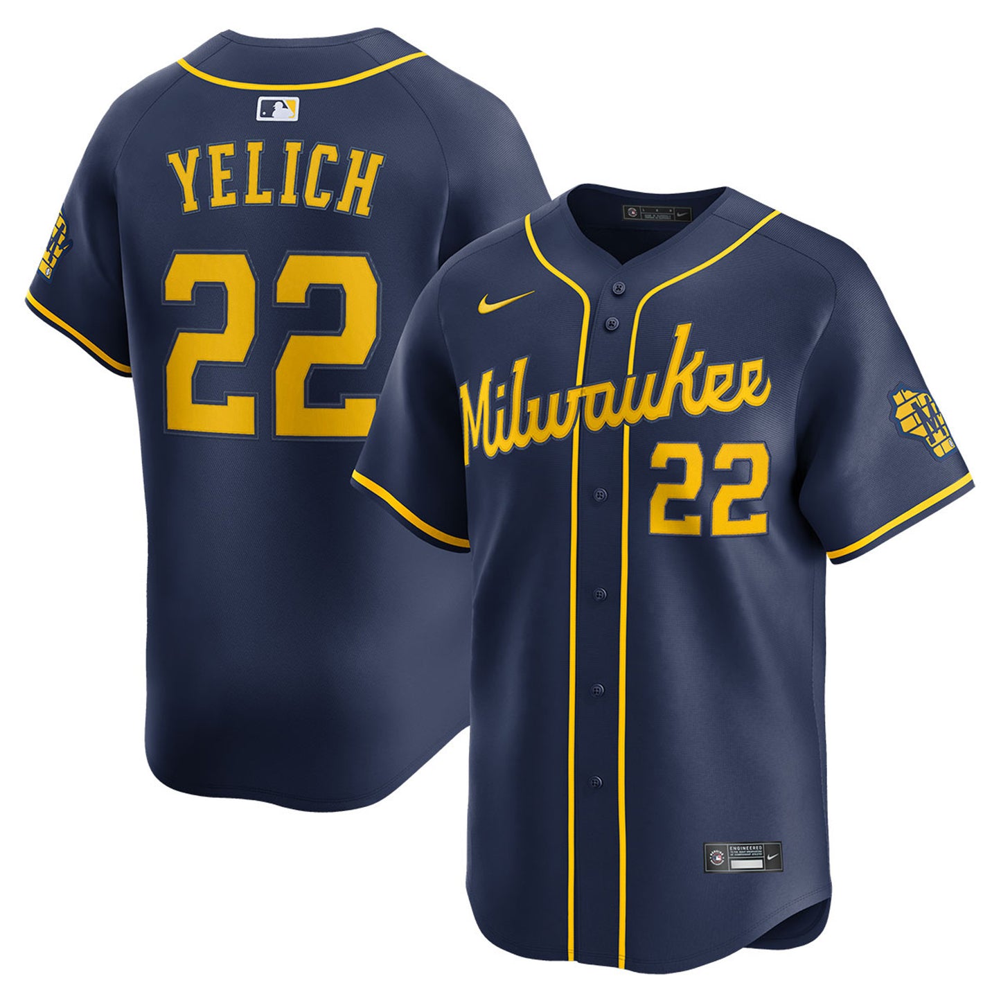 Christian Yelich Milwaukee Brewers Player Limited Jersey - Men's
