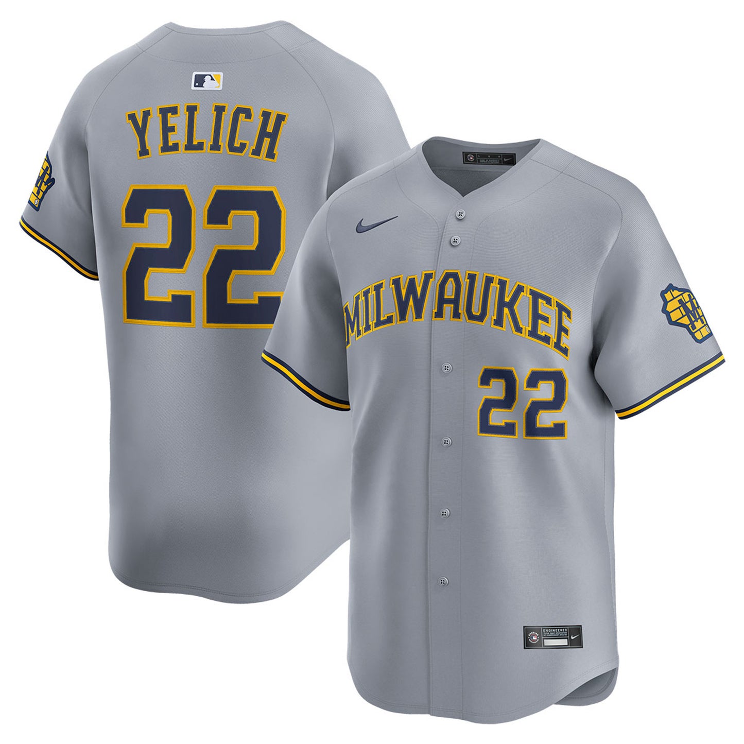 Christian Yelich Milwaukee Brewers Player Limited Jersey - Men's
