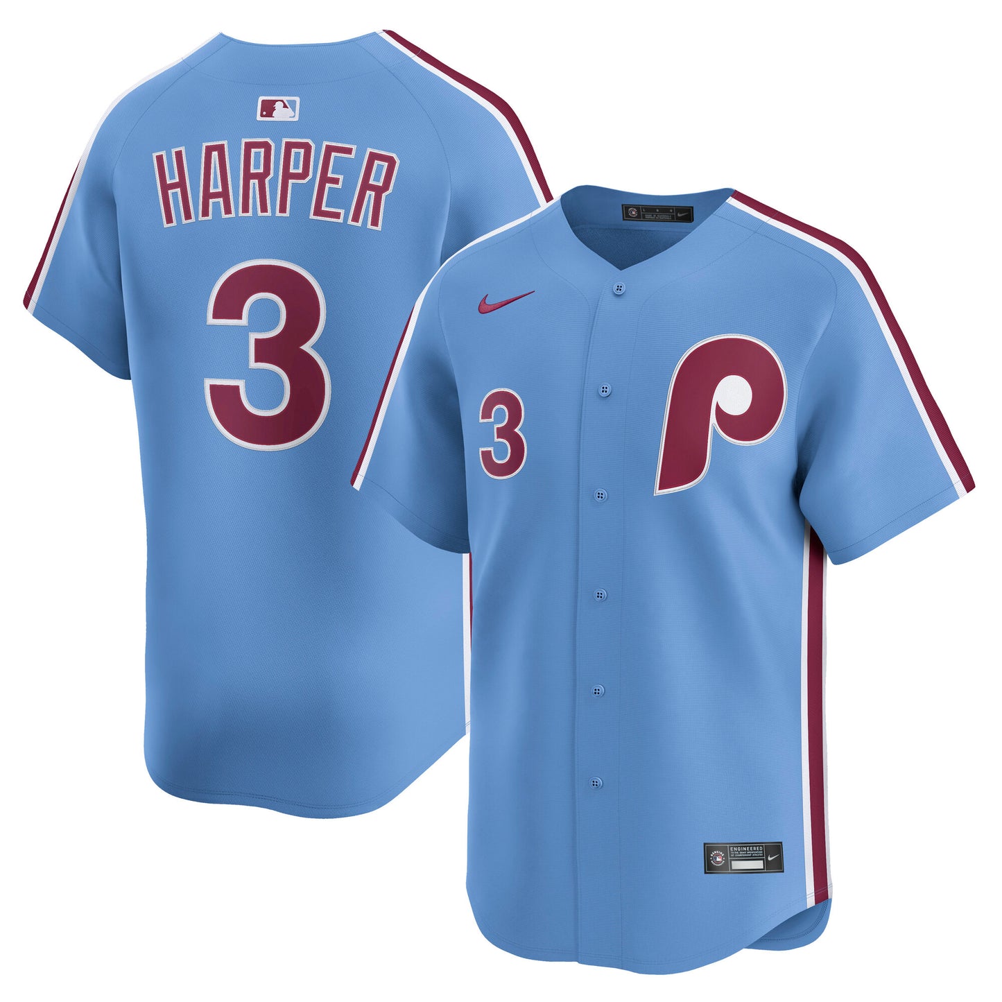 Men's Philadelphia Phillies Bryce Harper Player Jersey