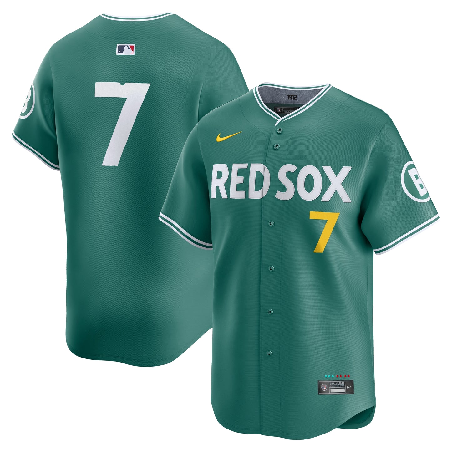 Men's Boston Red Sox Masataka Yoshida Green 2025 City Connect Jersey