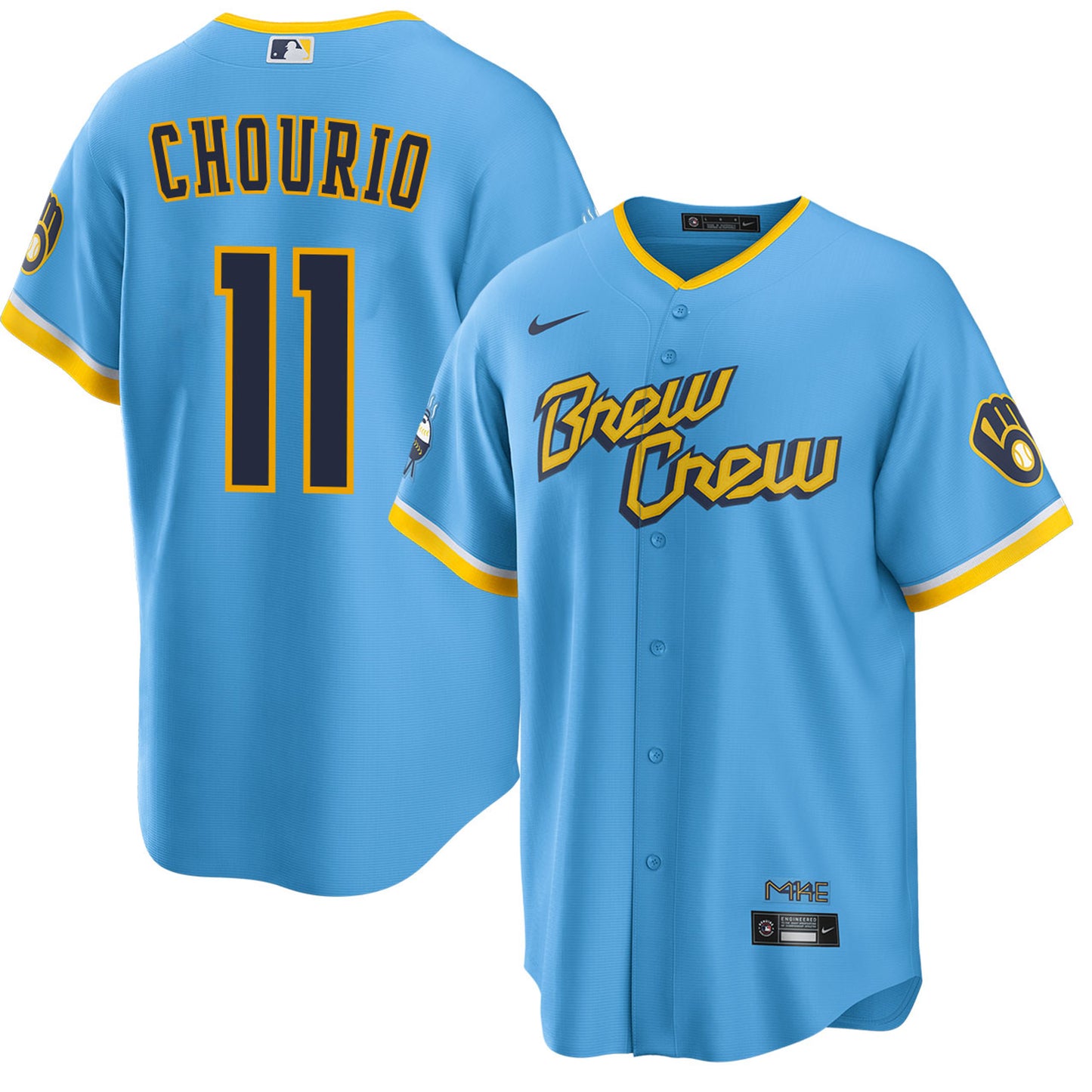 Jackson Chourio Milwaukee Brewers City Connect Jersey - Men's