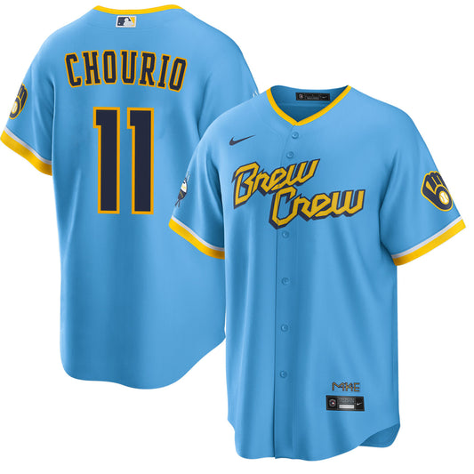 Jackson Chourio Milwaukee Brewers City Connect Jersey - Men's