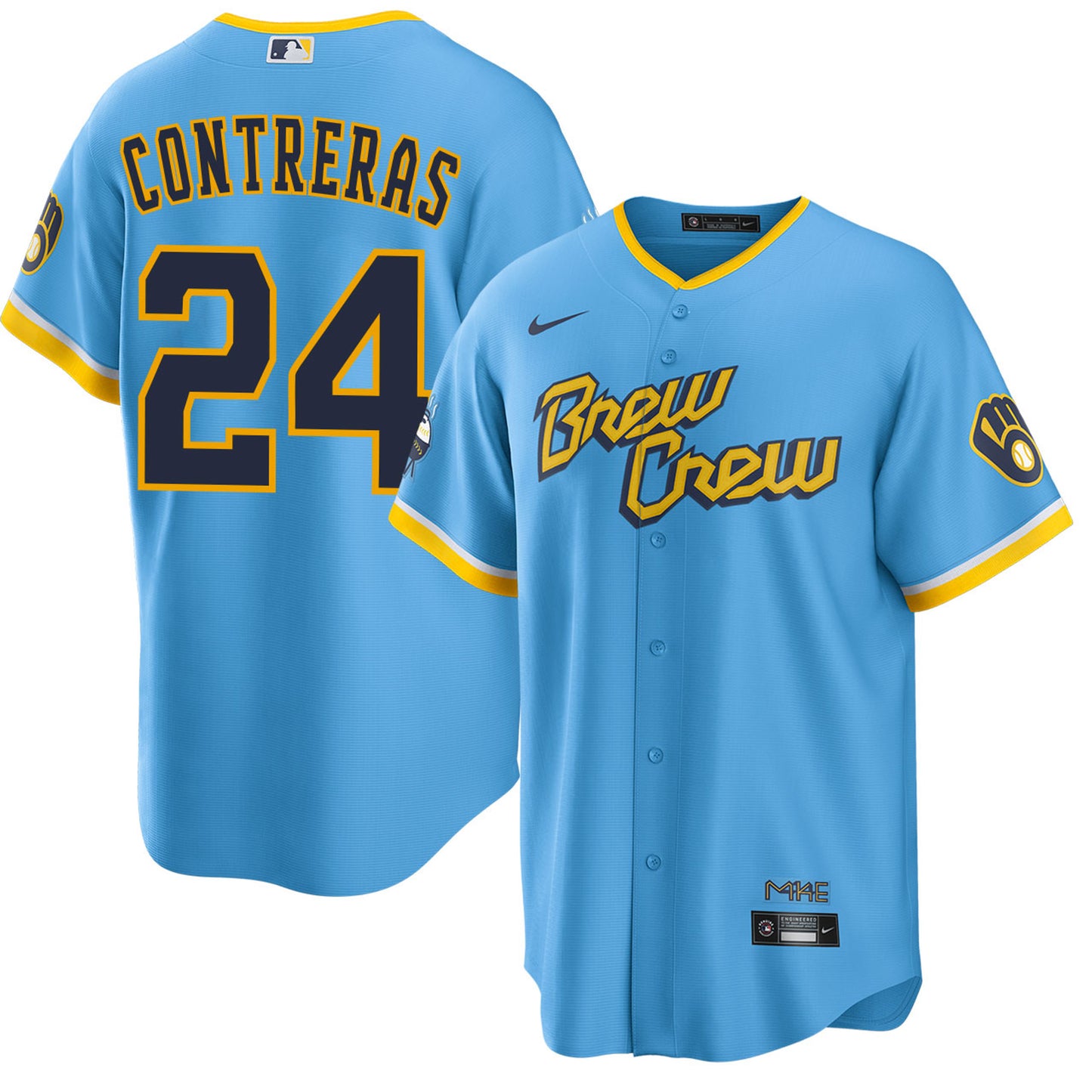 William Contreras Milwaukee Brewers City Connect Jersey - Men's