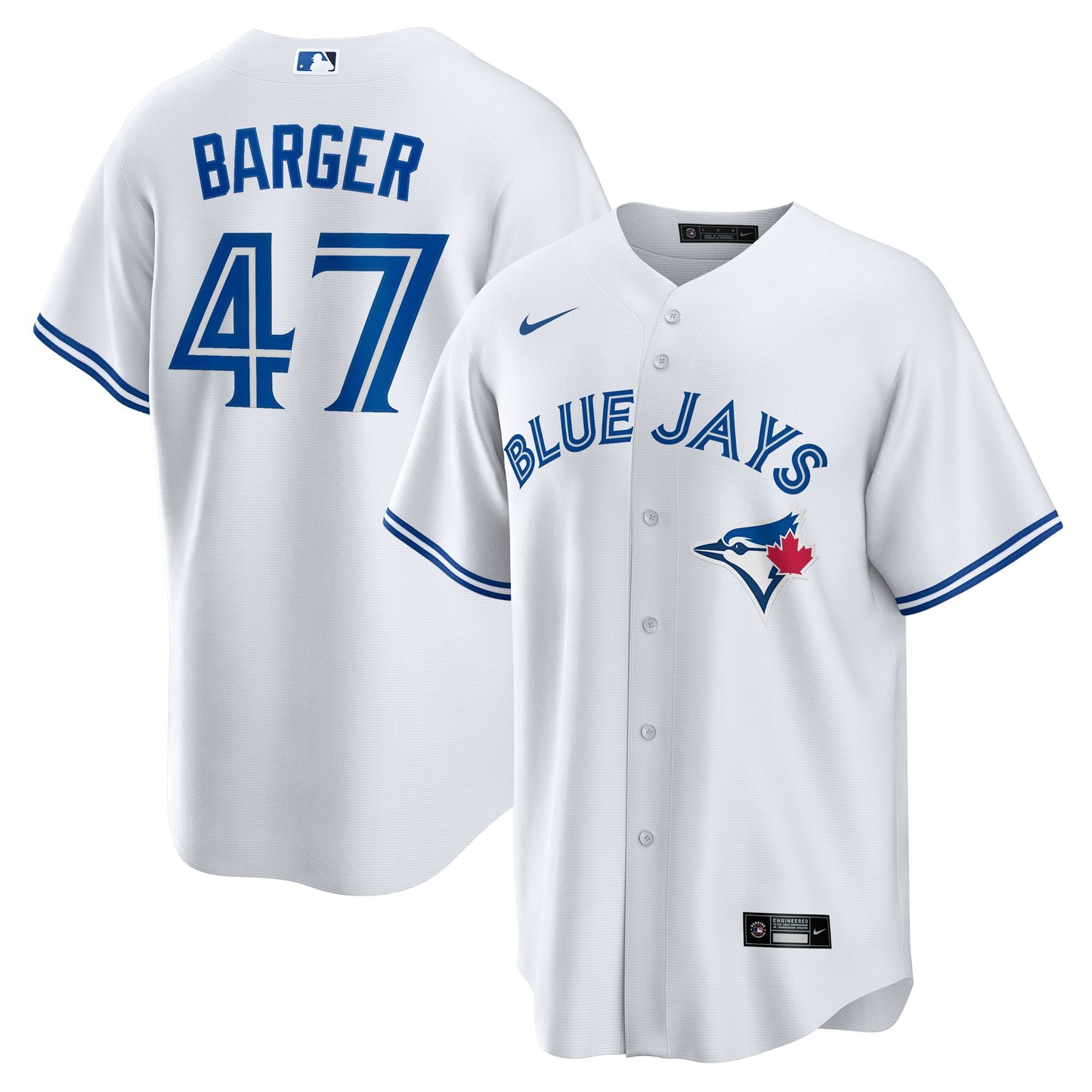 Men's Toronto Blue Jays Addison Barger White Home Jersey