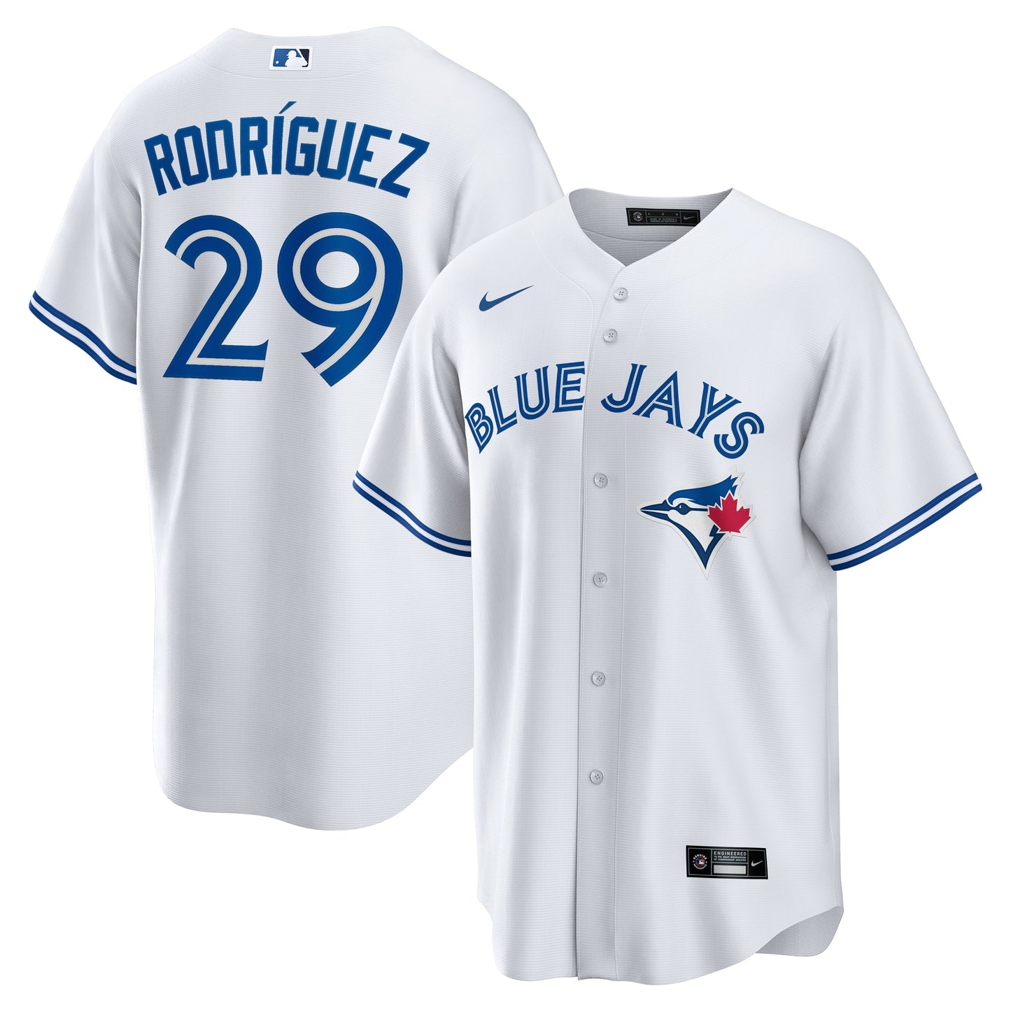 Men's Toronto Blue Jays Yariel Rodriguez White Home Jersey