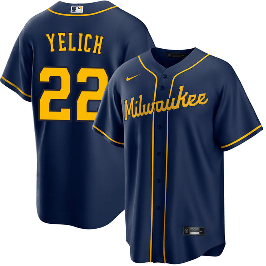 Christian Yelich Milwaukee Brewers Player Jersey - Men's