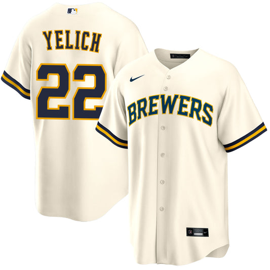 Christian Yelich Milwaukee Brewers Player Jersey - Men's