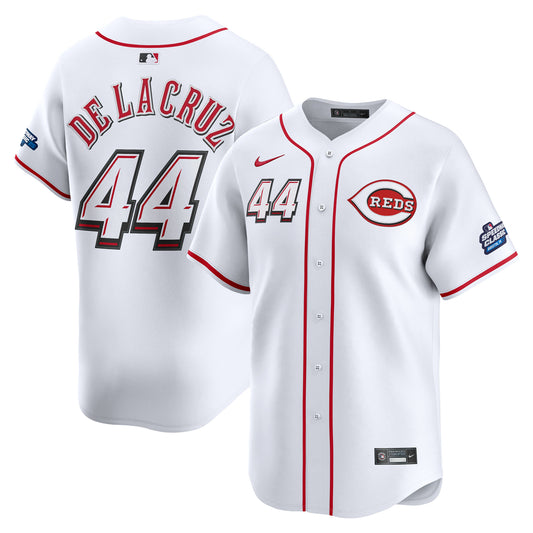 direct sales, and we ship products to customers worldwide. Men's Cincinnati Reds Elly De La Cruz White 2025 Speedway Classic Home Jersey