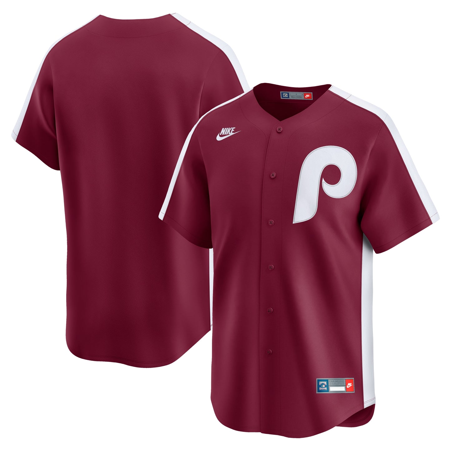 Men's Philadelphia Phillies Throwback Cooperstown Collection Jersey