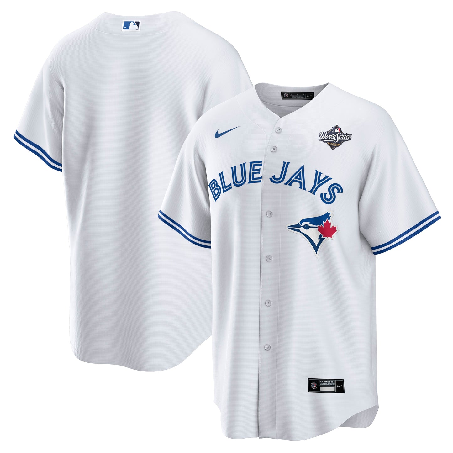 Men's Toronto Blue Jays White 2025 World Series Home Player Jersey