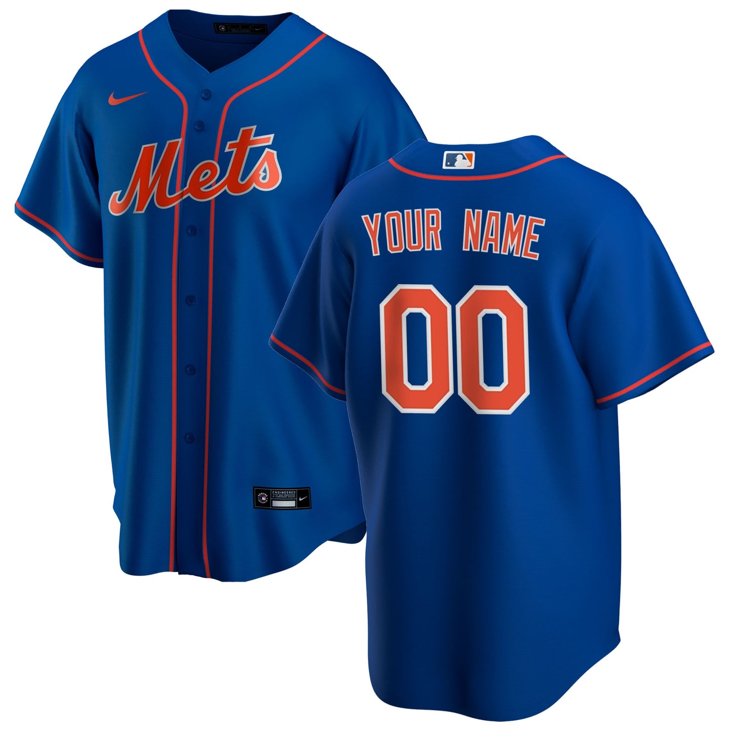 Men's New York Mets Custom Jersey