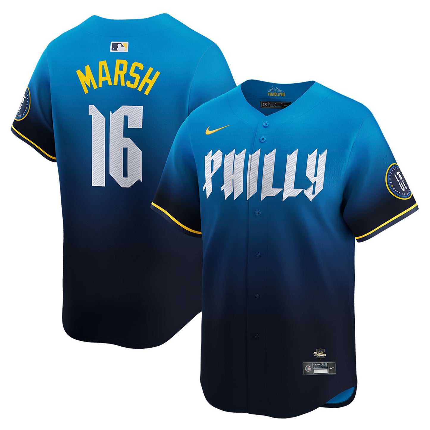 Men's Brandon Marsh Philadelphia Phillies City Connect Jersey